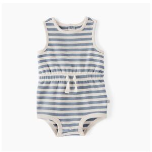 Little Planet Striped Organic Cotton Bubble Bodysuit